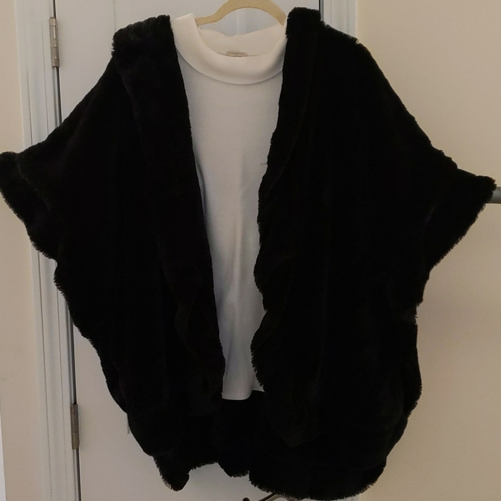Faux fur wrap